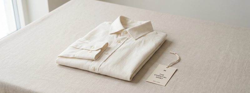 成品白襯衫通路展示